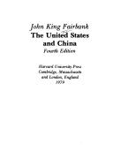 The United States and China  Cover Image