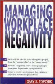 Managing workplace negativity  Cover Image