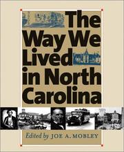 The way we lived in North Carolina  Cover Image