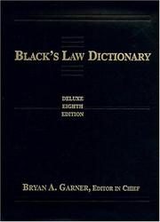 Black's law dictionary  Cover Image