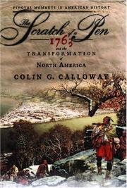 The scratch of a pen : 1763 and the transformation of North America  Cover Image