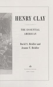 Henry Clay : the essential American  Cover Image