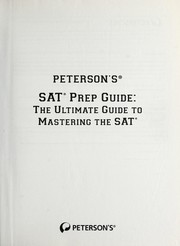 Peterson's SAT prep guide : the ultimate guide to mastering the SAT exam. Cover Image