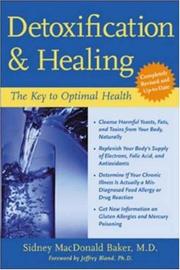 Detoxification and healing : the key to optimal health  Cover Image