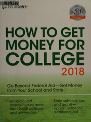 Peterson's how to get money for college 2018. Cover Image