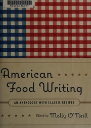 American food writing : an anthology with classic recipes  Cover Image