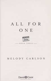 All for one : a novel  Cover Image