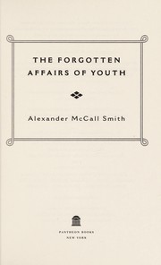 The forgotten affairs of youth : Isabel, Dalhousie, book 8  Cover Image