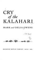 Cry of the Kalahari  Cover Image