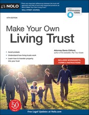 Make your own living trust  Cover Image