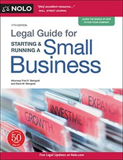 Legal guide for starting & running a small business  Cover Image