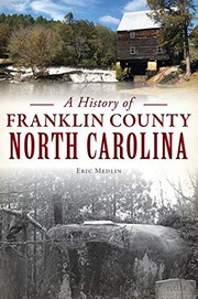 A history of Franklin County, North Carolina  Cover Image