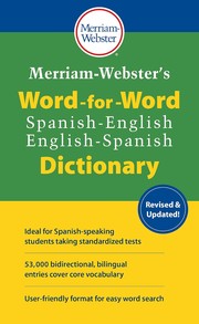 Merriam-Webster's word-for-word Spanish-English dictionary. Cover Image