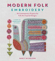 Modern folk embroidery  Cover Image