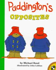 Paddington's opposites  Cover Image