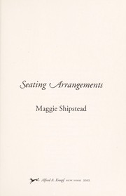 Seating arrangements  Cover Image