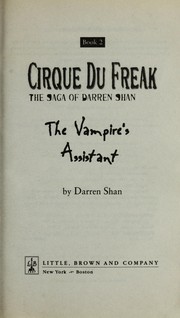 The vampire's assistant  Cover Image