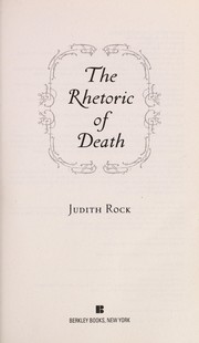 The rhetoric of death  Cover Image