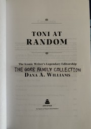 Toni at Random : the iconic writer's legendary editorship  Cover Image