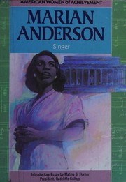 Marian Anderson  Cover Image