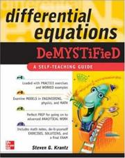 Differential equations demystified  Cover Image