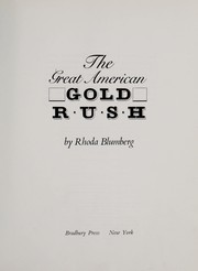 The great American gold rush  Cover Image