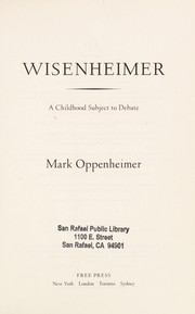 Wisenheimer : a childhood subject to debate  Cover Image