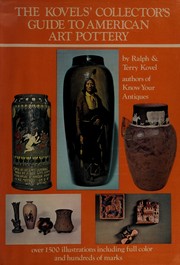 The Kovels' collector's guide to American art pottery  Cover Image