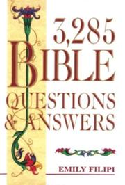 3,285 Bible questions & answers. Cover Image