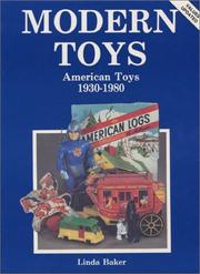 Modern toys : American toys, 1930-1980  Cover Image