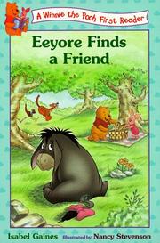 Eeyore finds a friend  Cover Image