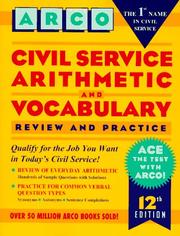 Civil Service arithmetic and vocabulary  Cover Image