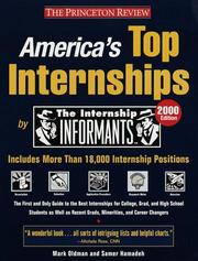 America's top internships  Cover Image