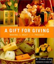 A gift for giving : making the most of the present  Cover Image