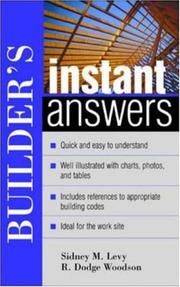 Builder's instant answers  Cover Image