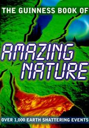 The Guinness book of amazing nature  Cover Image