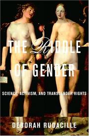 The riddle of gender : science, activism, and transgender rights  Cover Image