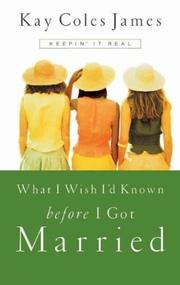 What I wish I'd known before I got married  Cover Image