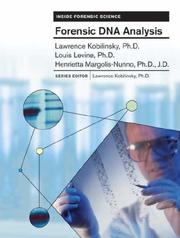 Forensic DNA analysis  Cover Image