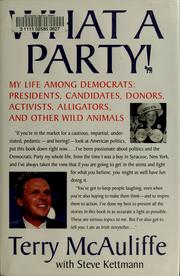 What a Party! : my life among Democrats : presidents, candidates, donors, activists, alligators, and other wild animals  Cover Image