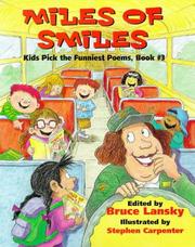 Miles of smiles : kids pick the funniest poems : book #3  Cover Image