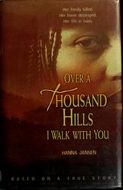 Over a thousand hills I walk with you  Cover Image