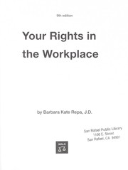 Your rights in the workplace  Cover Image