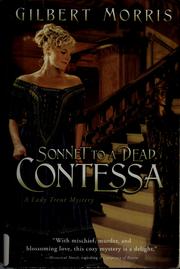 Sonnet to a dead contessa  Cover Image