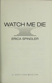 Watch me die  Cover Image