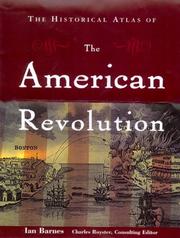 The historical atlas of the American Revolution  Cover Image