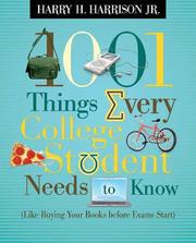 1001 things every college student needs to know (like buying your books before exams start)  Cover Image