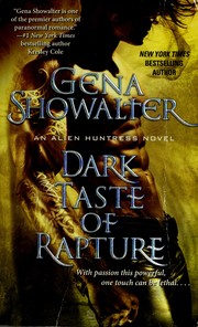 Dark taste of rapture  Cover Image
