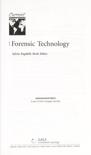 Forensic technology  Cover Image