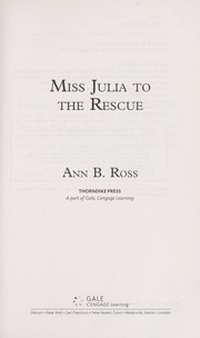 Miss Julia to the rescue Cover Image